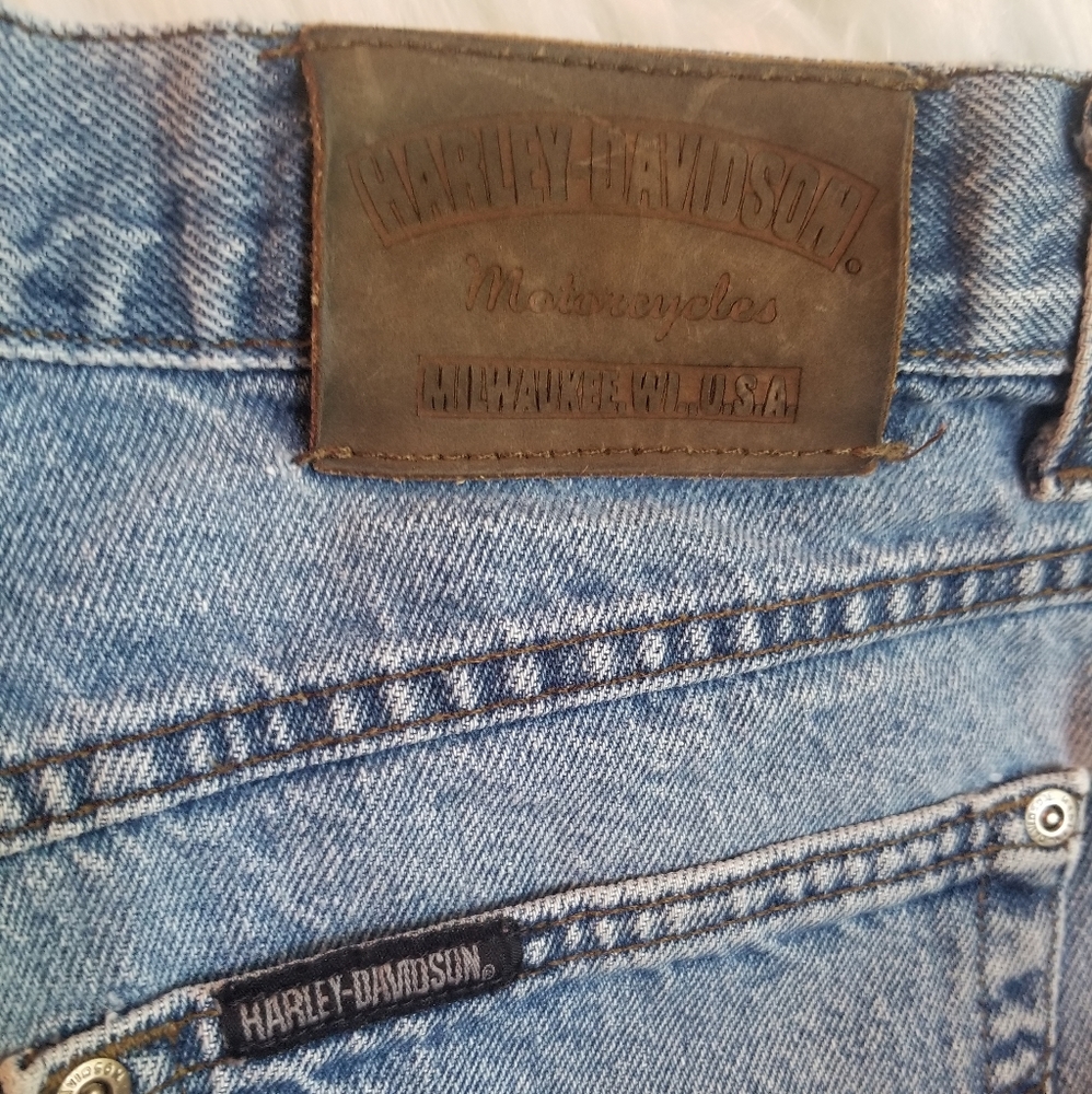 Harley Davidson denim shorts - Picture 4 of 5